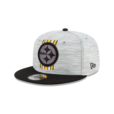 Pittsburgh Steelers Gorra | New Era Official NFL Training 9fifty Snapback Cap Mexico - Negros